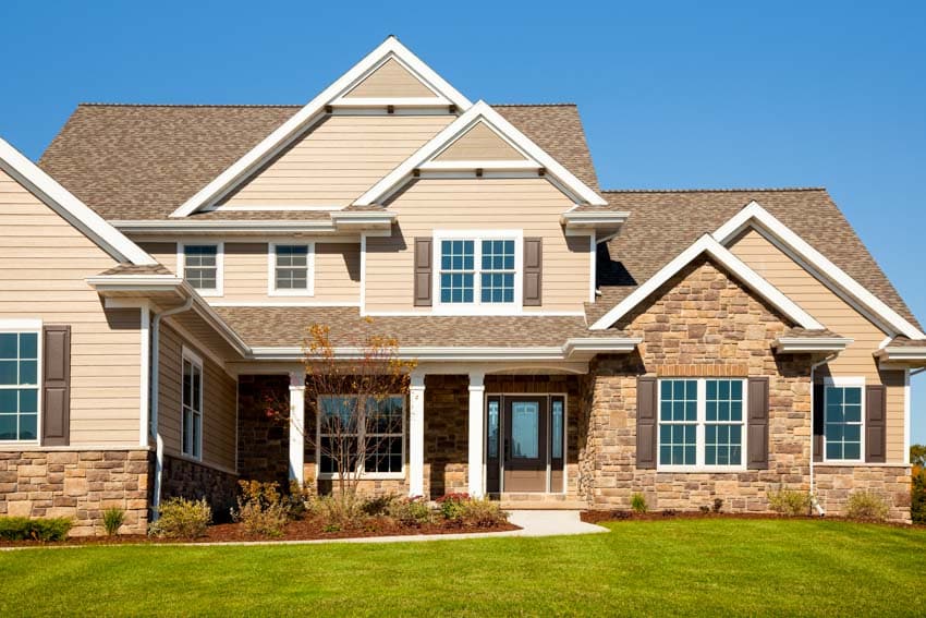 Brown and beige house 