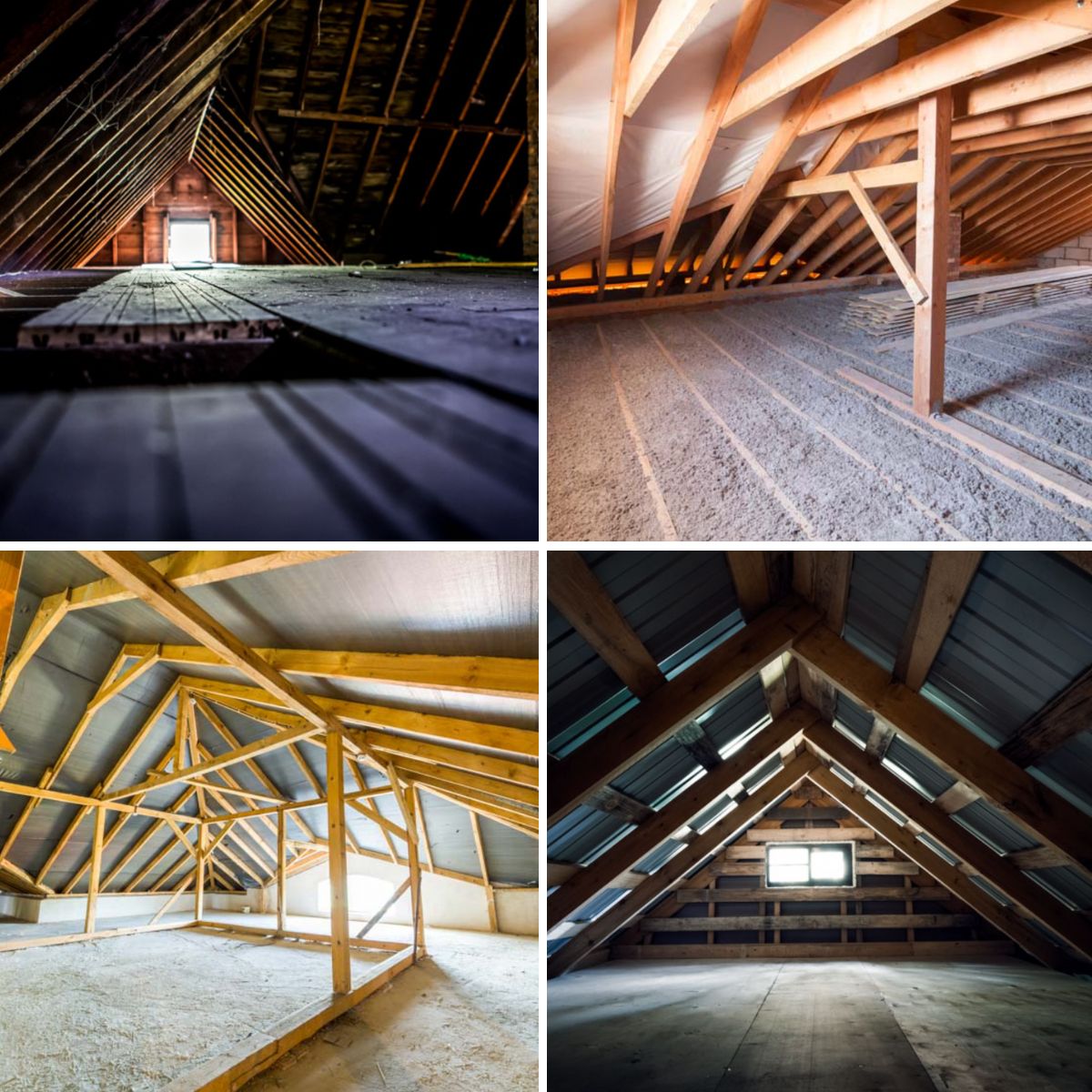 different types of attic crawl space
