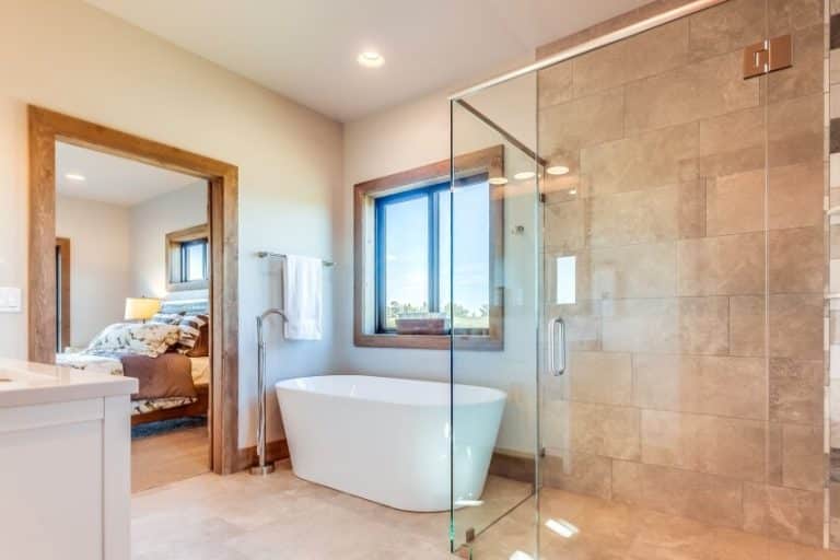 Travertine Bathroom Floor (Pros and Cons & Designs)