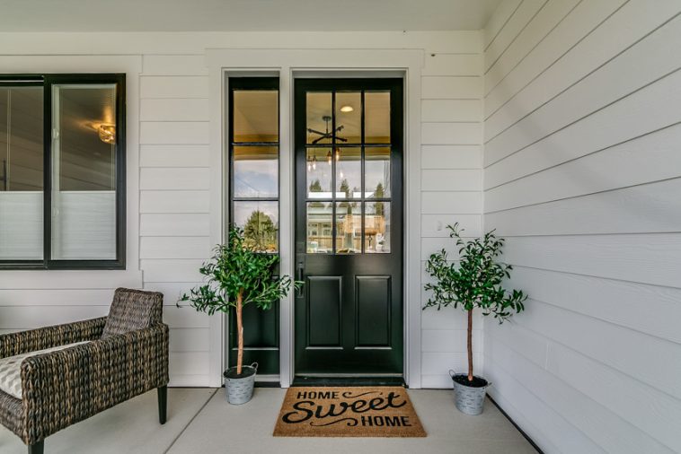 Black Doors With White Trim Ideas - Designing Idea