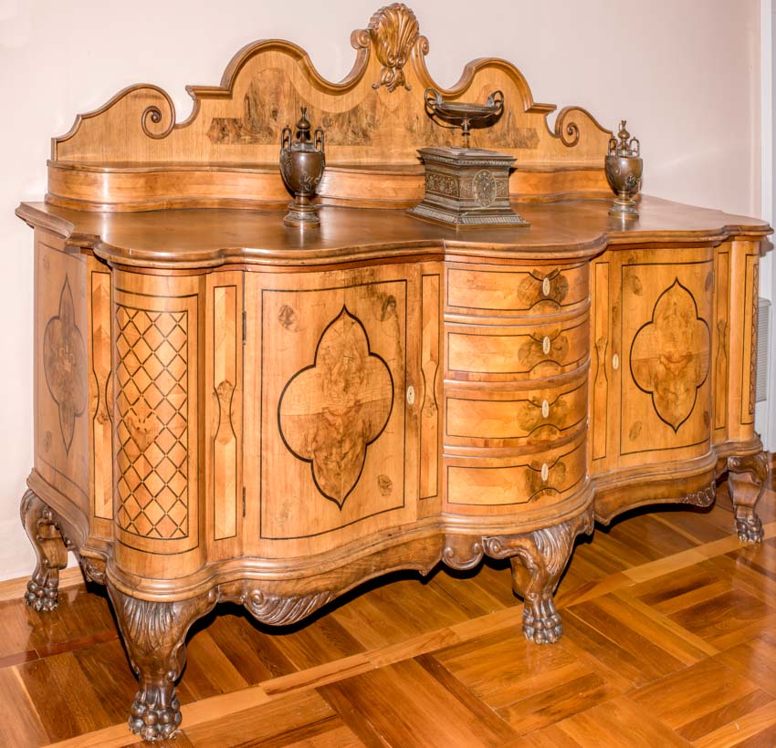 Luxury dry sink cabinet with drawers