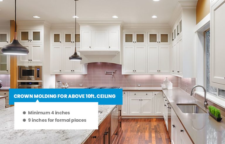 What Size Crown Molding For Kitchen Cabinets