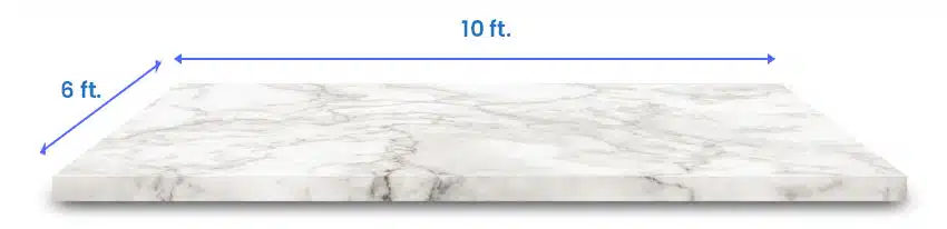 Large marble slab size