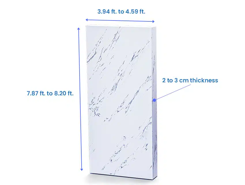 Marble Slab Sizes Standard Dimensions Designing Idea