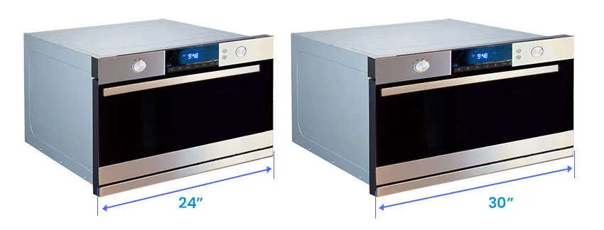 Standard microwave drawer dimensions