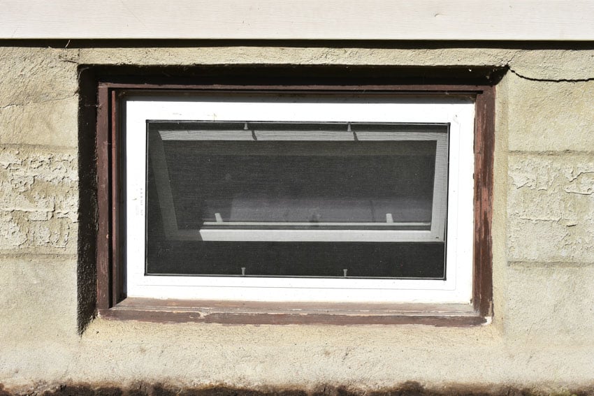 Awning window for basements