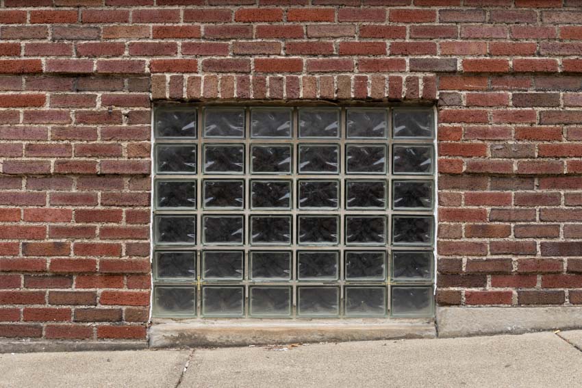 Glass block window for basements