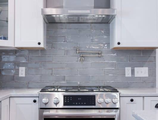 Glass Tile Backsplash (Designs & Pros and Cons)