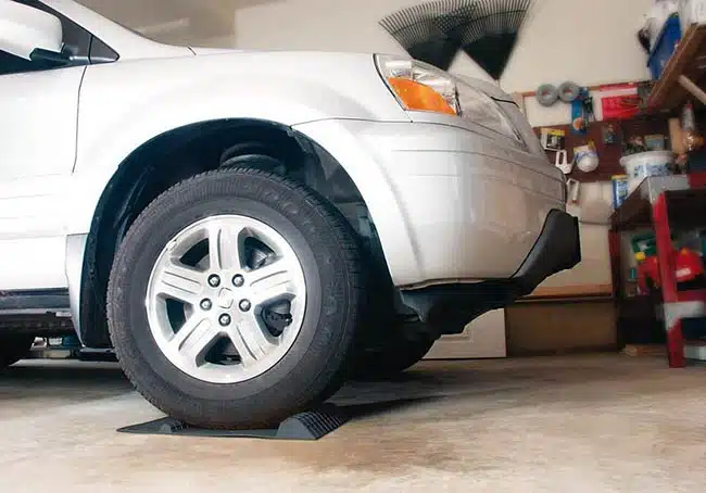 Perfect parking mat for garage
