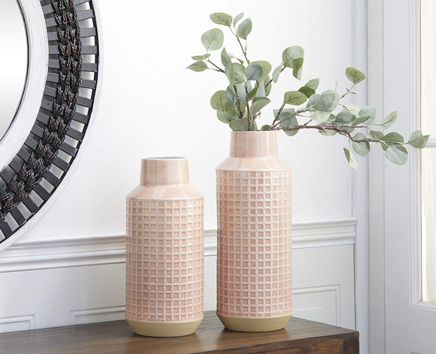 Urn vase for home interiors