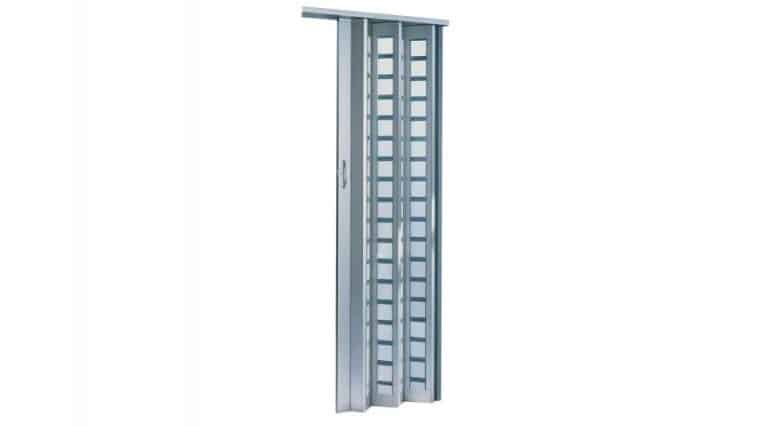 Accordion Shower Doors Styles Materials   Century PVC Vinyl Aluminum Frosted Square Accordion Door Hd 1 758x426 