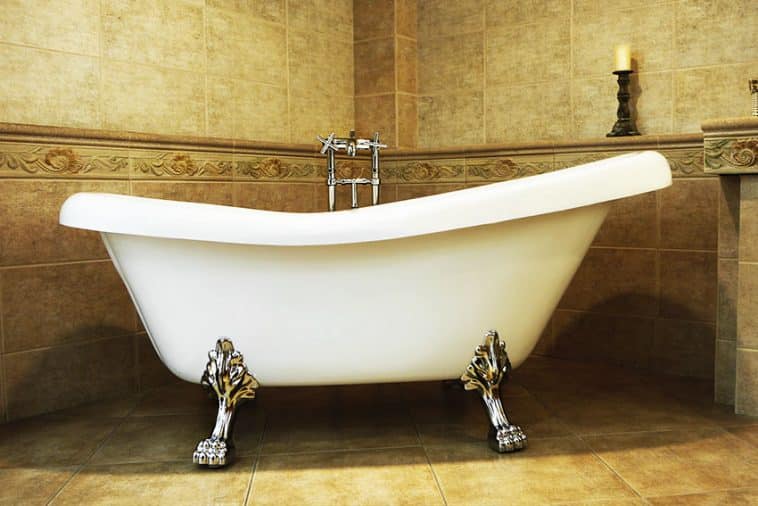 Clawfoot Tub Dimensions (Standard Sizes)