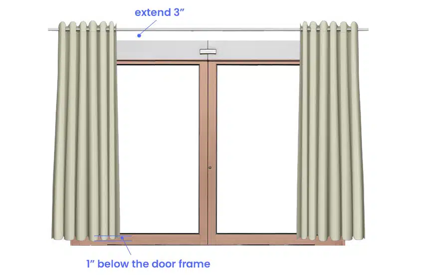 How to Measure Doors for Window Treatments