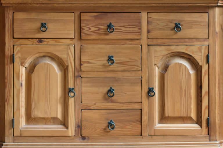 Mission style cabinet hardware