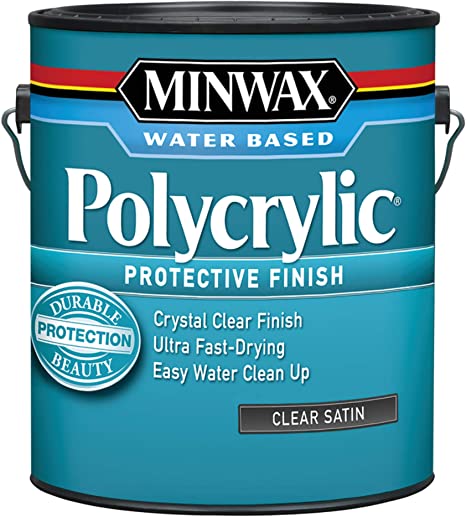 Polycrylic water-based protective finish