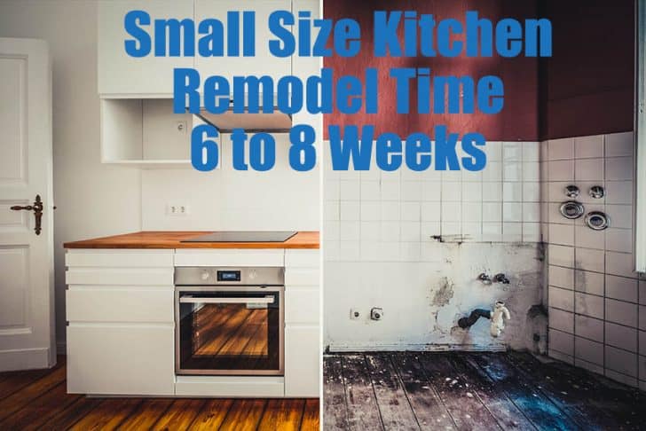 How Long Does A Kitchen Remodel Take   Small Sized Kitchen Remodel Is 728x486 