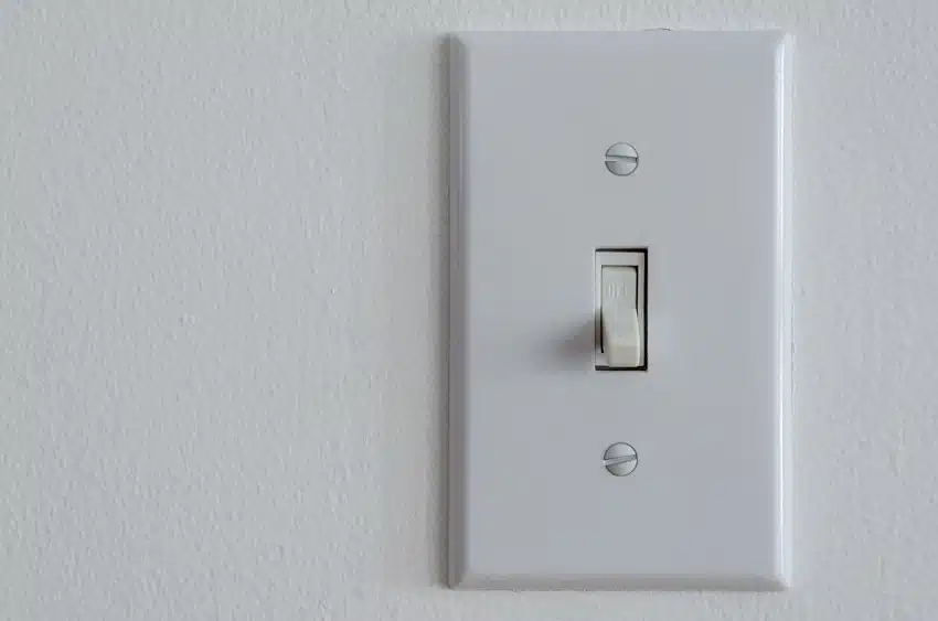White toggle dimmer 