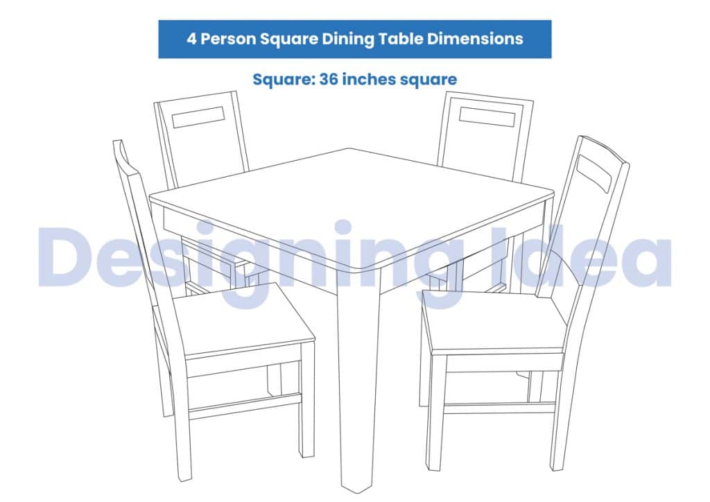 Dining Table Dimensions For Different Shapes & Sizes