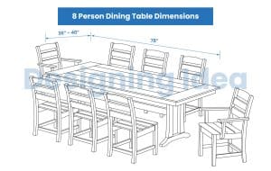 Dining Table Dimensions For Different Shapes & Sizes