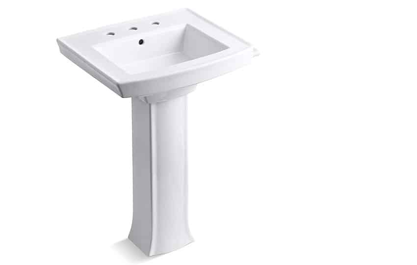 KOHLER-K-2359-8-0 Pedestal Bathroom sink