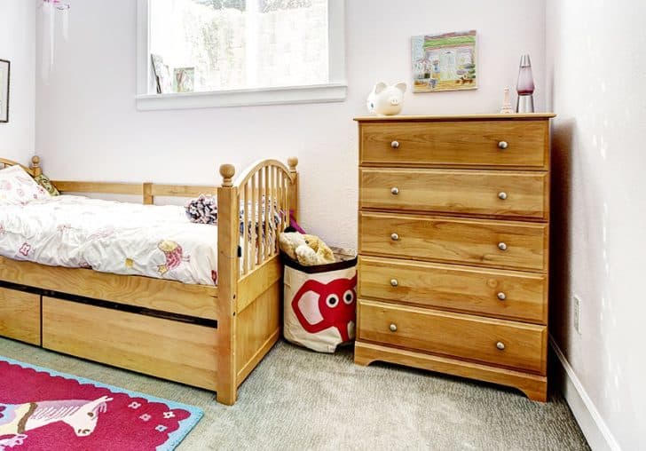 Chest Of Drawers Vs Dresser Comparison Uses   Kids Bedroom With Dresser White Ppaint Ss 728x508 