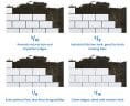 Subway Tile Spacing (Standard Grout Space)
