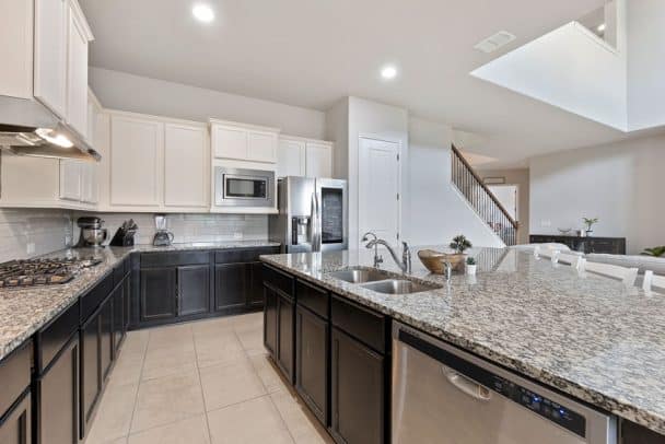 View of Mismatched Kitchen Cabinets (How to Mix Ideas)