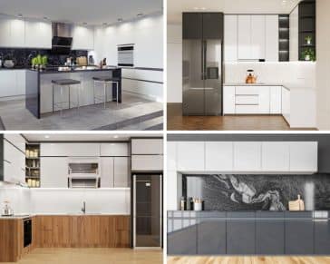 Polyurethane Kitchen Cabinets Finishes Application   Different Kitchen Designs With Cabinets Made Of Polyurethane Di 364x291 