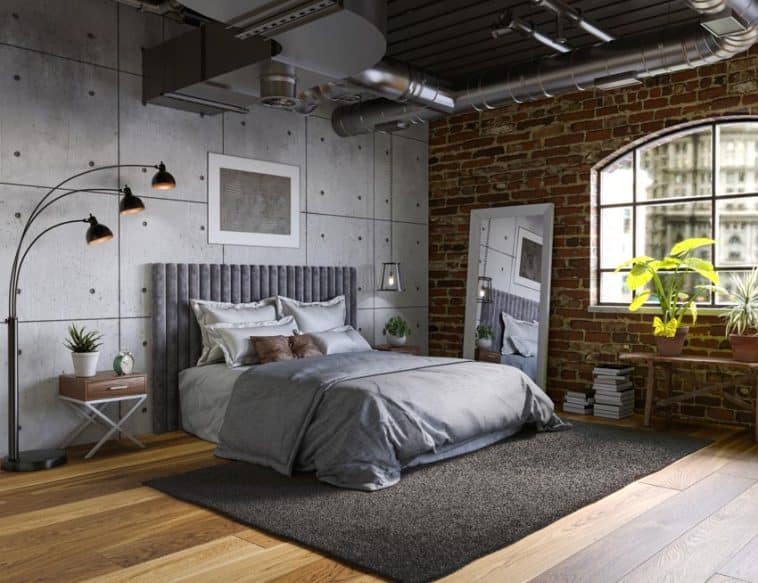 Image showcasing What to Know About Industrial Bedroom Furniture (Style & Materials)