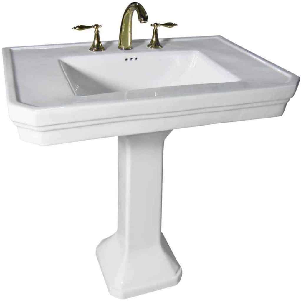 Everything We Know About Pedestal Bathroom Sinks: Types & Materials