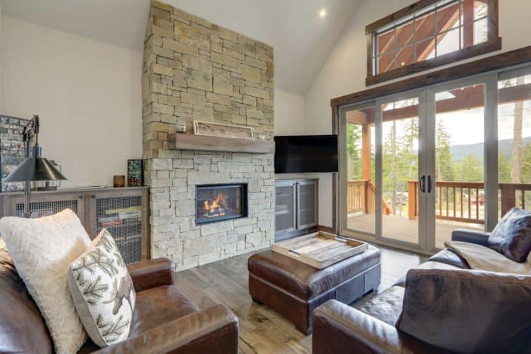 9 Stunning Ledger Stone Fireplace Wall Designs