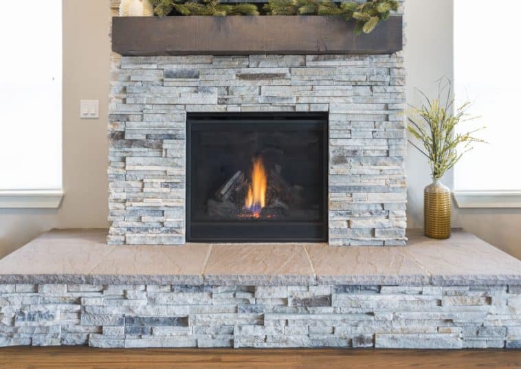 9 Stunning Ledger Stone Fireplace Wall Designs