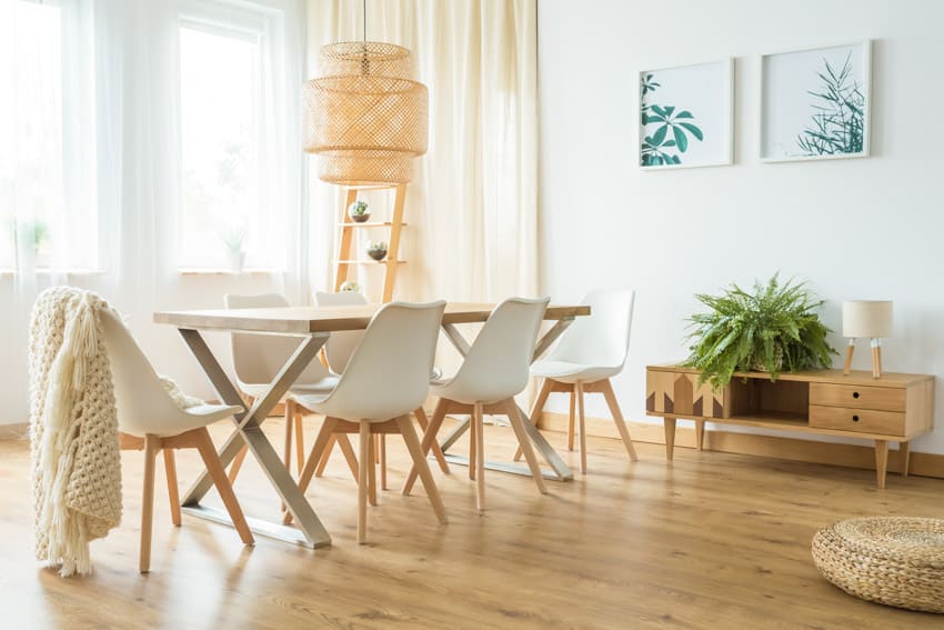 Scandinavian style wood furniture