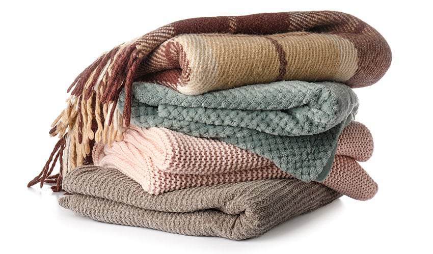 Different sizes of blankets for residential properties