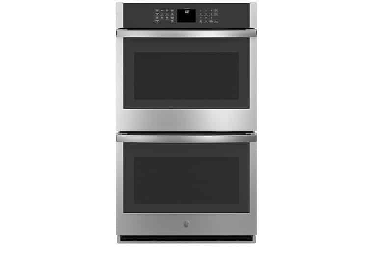 Double Oven Dimensions Standard Top Brand Sizes   GE 30 In Smart Double Electric Wall Oven Hd 758x516 