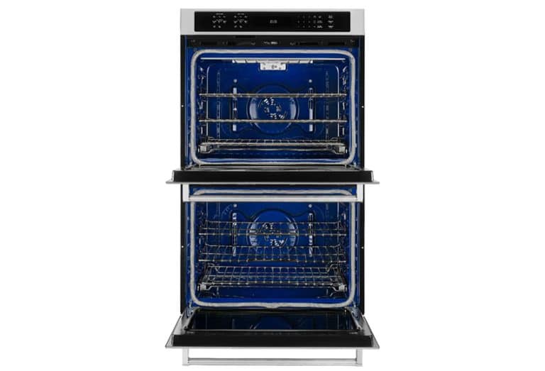 Double Oven Dimensions Standard Top Brand Sizes   KitchenAid 30 In Double Electric Wall Oven Hd 768x523 