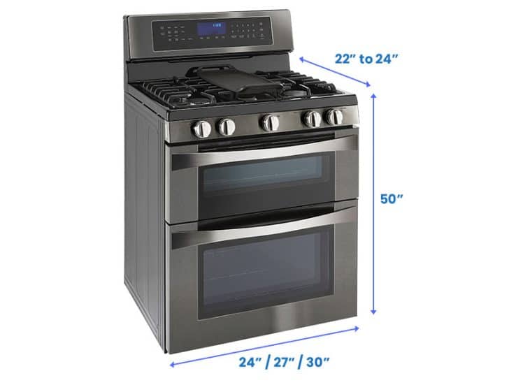 Double Oven Dimensions Standard Top Brand Sizes   Standard Double Oven Sizes Di 3 758x551 