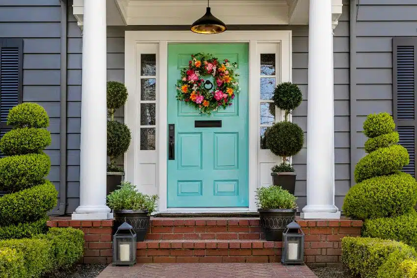 front-door-colors-for-gray-house-designing-idea