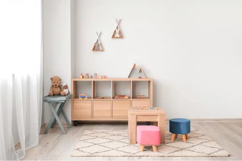 Simple and uncluttered interior of modern playroom