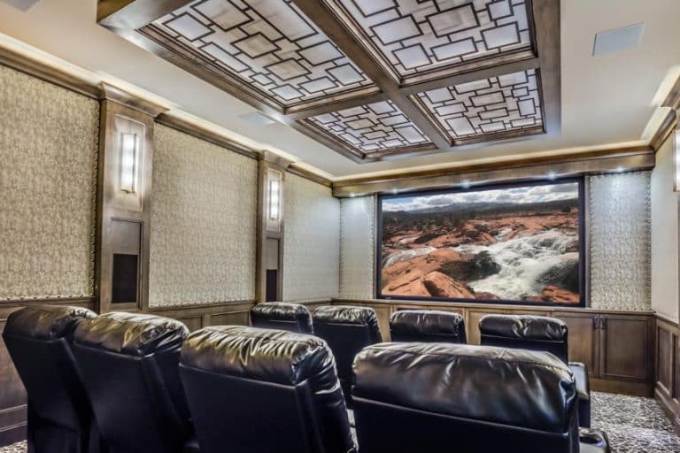 Basement Movie Theater Ideas (Color, Sound & Seating)