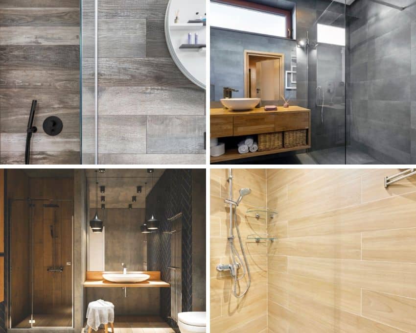Different types of vinyl wall panels for bathrooms