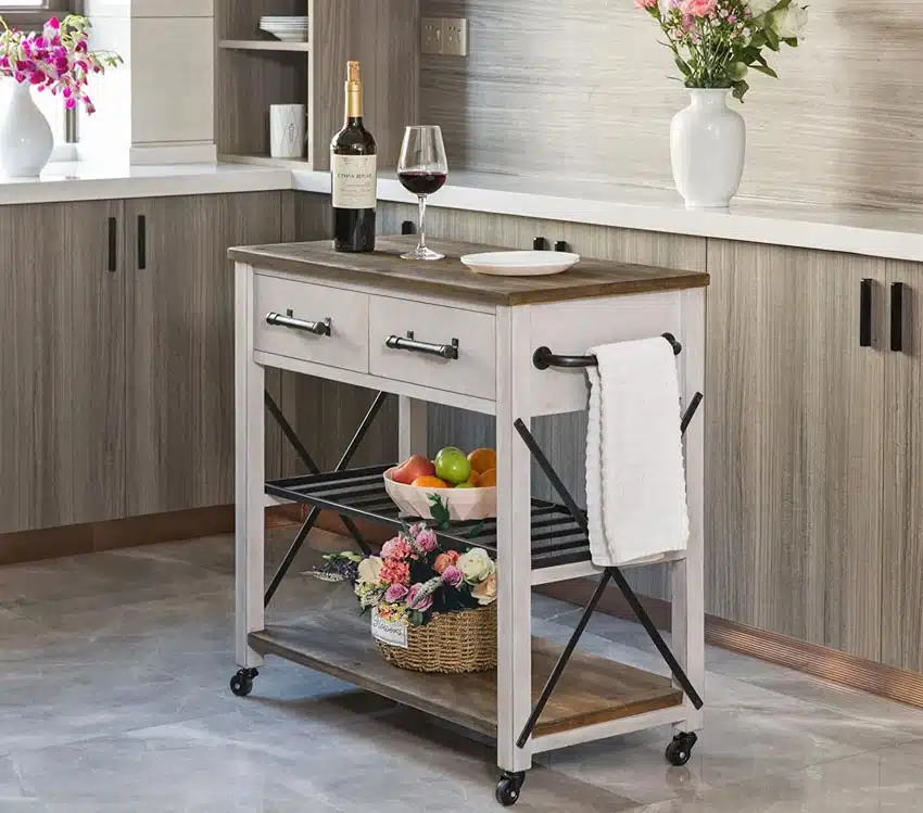Portable island cart