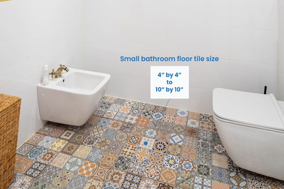 Tile Size For Small Bathroom (Wall & Floor Dimensions)