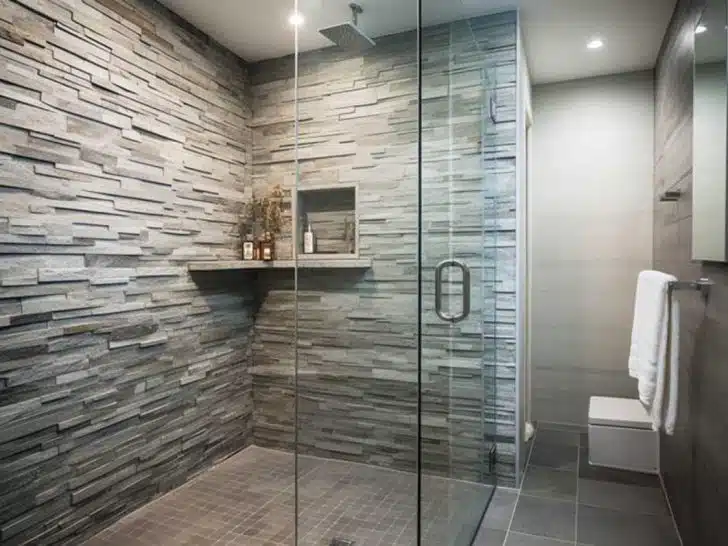 Stacked Stone Shower Walls (Materials & Installation Tips)
