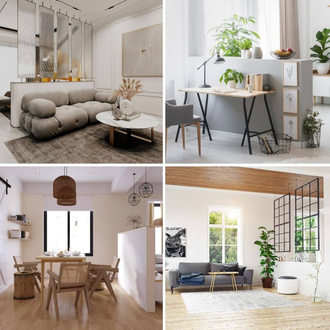 How To Decorate a Half Wall (10 Interior Design Tips)