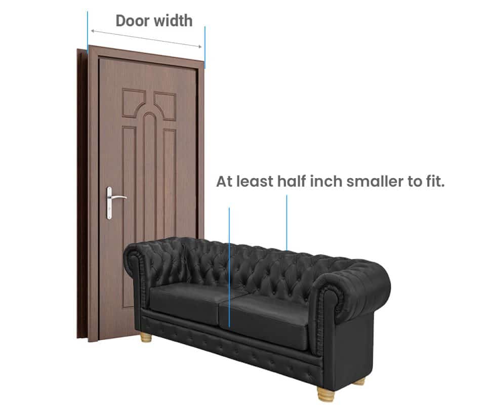 How to Get a Couch Through a Door (Sizes & Moving Tips)