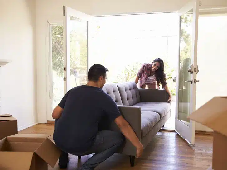 How to Get a Couch Through a Door (Sizes & Moving Tips)