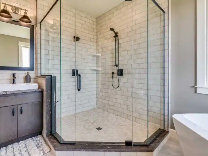 Brick Shower Wall (10 Types & Exciting Bathroom Designs)