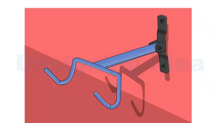 horizontal hook for bikes