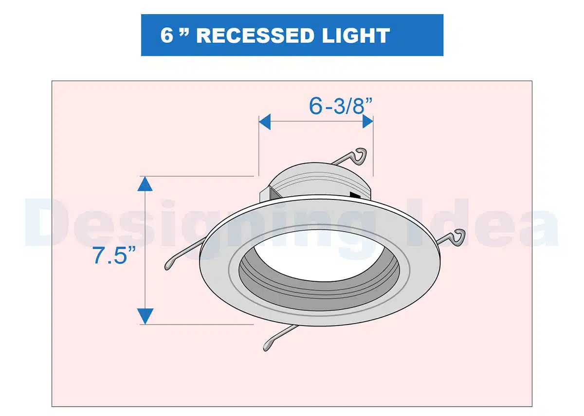 6 inches ceiling light 